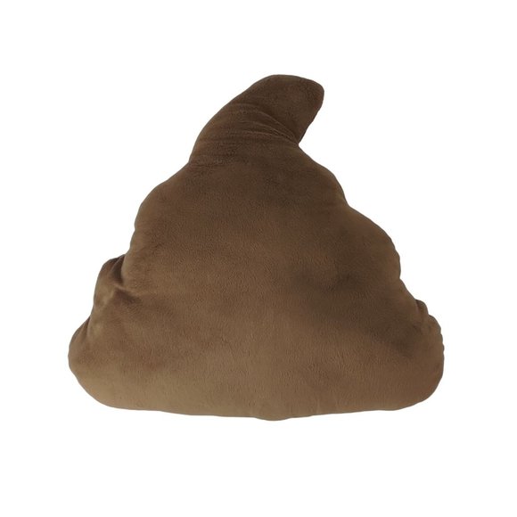 Smiling Poop Emoji Emoticon Stuffed Plush Animal Toy Pillow 12” - Picture 5 of 6